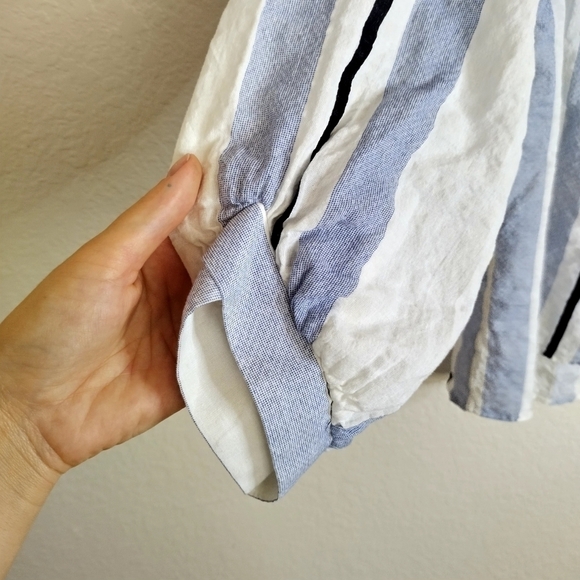 Anthropologie the Korner Castello Striped Tunic top sz S - Picture 5 of 9